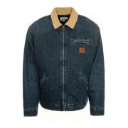 Detroit Denim Jack met Gewatteerde Voering Carhartt Wip , Blue , Heren