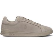 Beige Suède Lage Sneakers Polo Ralph Lauren , Beige , Heren