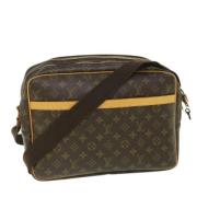 Pre-owned Canvas louis-vuitton-bags Louis Vuitton Vintage , Brown , Da...