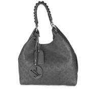 Pre-owned Leather handbags Louis Vuitton Vintage , Gray , Dames