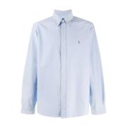 Heldere Blauwe Shirt Aw24 Polo Ralph Lauren , Blue , Heren