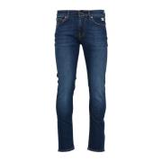 Blauwe Denim Slim Fit Jeans Roy Roger's , Blue , Heren