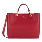 Middelgrote Handtas met Pluche Inzet Braccialini , Red , Dames