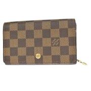 Pre-owned Canvas wallets Louis Vuitton Vintage , Brown , Dames