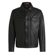 Stijlvolle Herenoverhemden Collectie Hugo Boss , Black , Heren