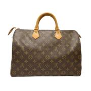 Pre-owned Canvas louis-vuitton-bags Louis Vuitton Vintage , Brown , Da...