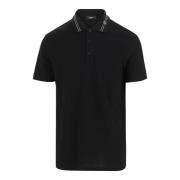 Zwarte T-shirts en Polos Versace , Black , Heren