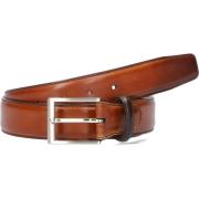 Elegante Cognac Leren Riem Magnanni , Brown , Heren