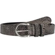 Grijze Slangenprint Riem Legend , Gray , Dames