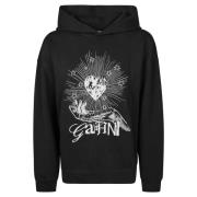 Stijlvolle Sweatshirt voor een Trendy Look Ganni , Black , Dames