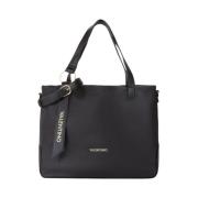 Peonies Shopping Tote Bag Valentino by Mario Valentino , Black , Dames