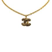 Pre-owned Metal chanel-jewelry Chanel Vintage , Yellow , Dames