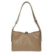 Zachte Schoudertas Furla , Beige , Dames