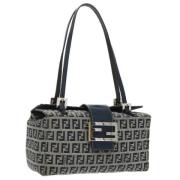 Pre-owned Canvas handbags Fendi Vintage , Blue , Dames