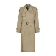 Beige Jassen voor Stijlvolle Outfits Burberry , Beige , Dames