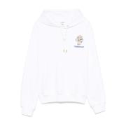 Witte hoodie met voorzak Casablanca , White , Heren