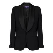 Zwarte Blazer Ralph Lauren , Black , Dames