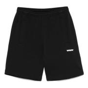 Zwarte Sweatshorts Barrow , Black , Heren