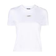 Wit T-shirt en Polo Set Jacquemus , White , Dames