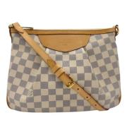 Pre-owned Canvas louis-vuitton-bags Louis Vuitton Vintage , White , Da...