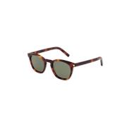 Groene Havana Zonnebril SL 28 Saint Laurent , Brown , Unisex