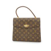 Pre-owned Fabric handbags Louis Vuitton Vintage , Brown , Dames