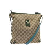 Pre-owned Canvas gucci-bags Gucci Vintage , Beige , Dames