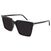 Zwart/Grijs Zonnebril SL 474 Saint Laurent , Black , Dames