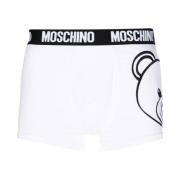 Wit ondergoed met Teddy Bear-logo Moschino , White , Heren