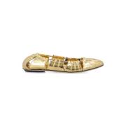 Gouden Gesloten Ballerina Elegante Schoenen Chloé , Yellow , Dames