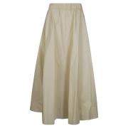 Stijlvolle Rok voor Vrouwen P.a.r.o.s.h. , Beige , Dames