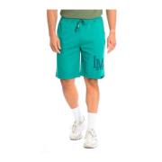 Groene Katoenen Sportshorts La Martina , Green , Heren