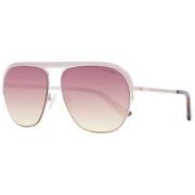 Roségouden Aviator Zonnebril Guess , Yellow , Unisex