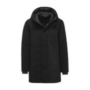 Zwarte Winterjas met Capuchon BomBoogie , Black , Heren