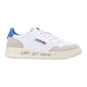 Lage Medalist Sneakers met Leren Bovenwerk Autry , White , Heren