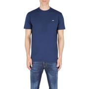 Cool Fit Tee Katoenen T-shirt Dsquared2 , Blue , Heren