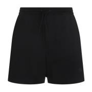 Zwarte katoenen sweatshorts Y-3 , Black , Heren