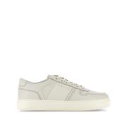 Beige Sneakers met Logo Panelen Hogan , Beige , Heren