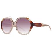 Bruine Dames Zonnebril Rond Volledig Montuur Scotch & Soda , Brown , D...