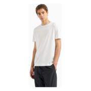 Logo Accent T-shirt in het wit Emporio Armani , White , Heren