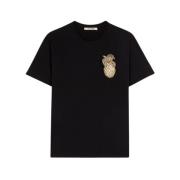 Stijlvol T-shirt voor Mannen en Vrouwen Roberto Cavalli , Black , Dame...