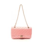 Pre-owned Leather chanel-bags Chanel Vintage , Pink , Dames