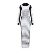 Witte Jurk voor Vrouwen Elegante Stijl Jean Paul Gaultier , Multicolor...