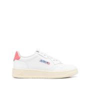 Witte Sneakers met Frontvetersluiting Autry , White , Dames