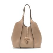 Beige Tassen met Afneembare Pouch Tod's , Beige , Dames