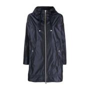 Blauwe Parka Damesmode Herno , Blue , Dames