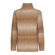 Bruine Sweater Lupetto ML Roberto Collina , Brown , Heren