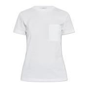 T-shirt Papaia Max Mara , White , Dames