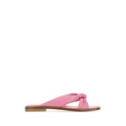 Roze Nappa Leren Playa Slippers Stuart Weitzman , Pink , Dames