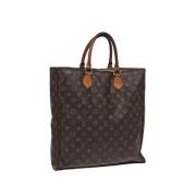 Pre-owned Canvas handbags Louis Vuitton Vintage , Brown , Dames